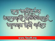 কেন তায়্যিব-এর ওয়েবসাইট রিভিউগুলোই আপনার স্থায়ী গাইড?